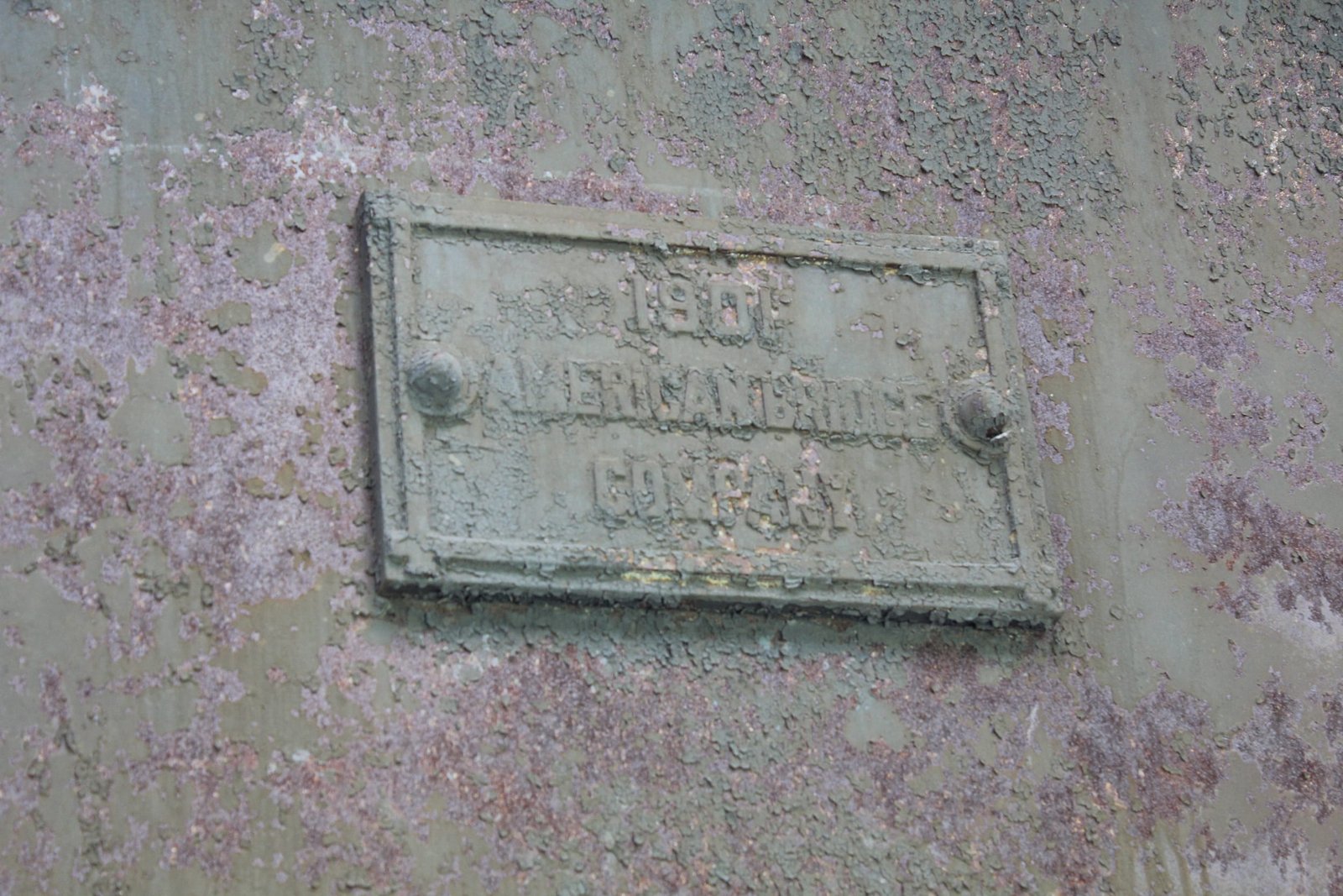 Plaque on north approach